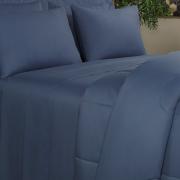 Jogo de Cama Casal 150 fios - Colore Indigo - Dui Design - Imagem 2